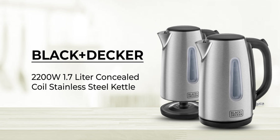 BLACK+DECKER Cordless Electric Kettle 2200W 1.7L
