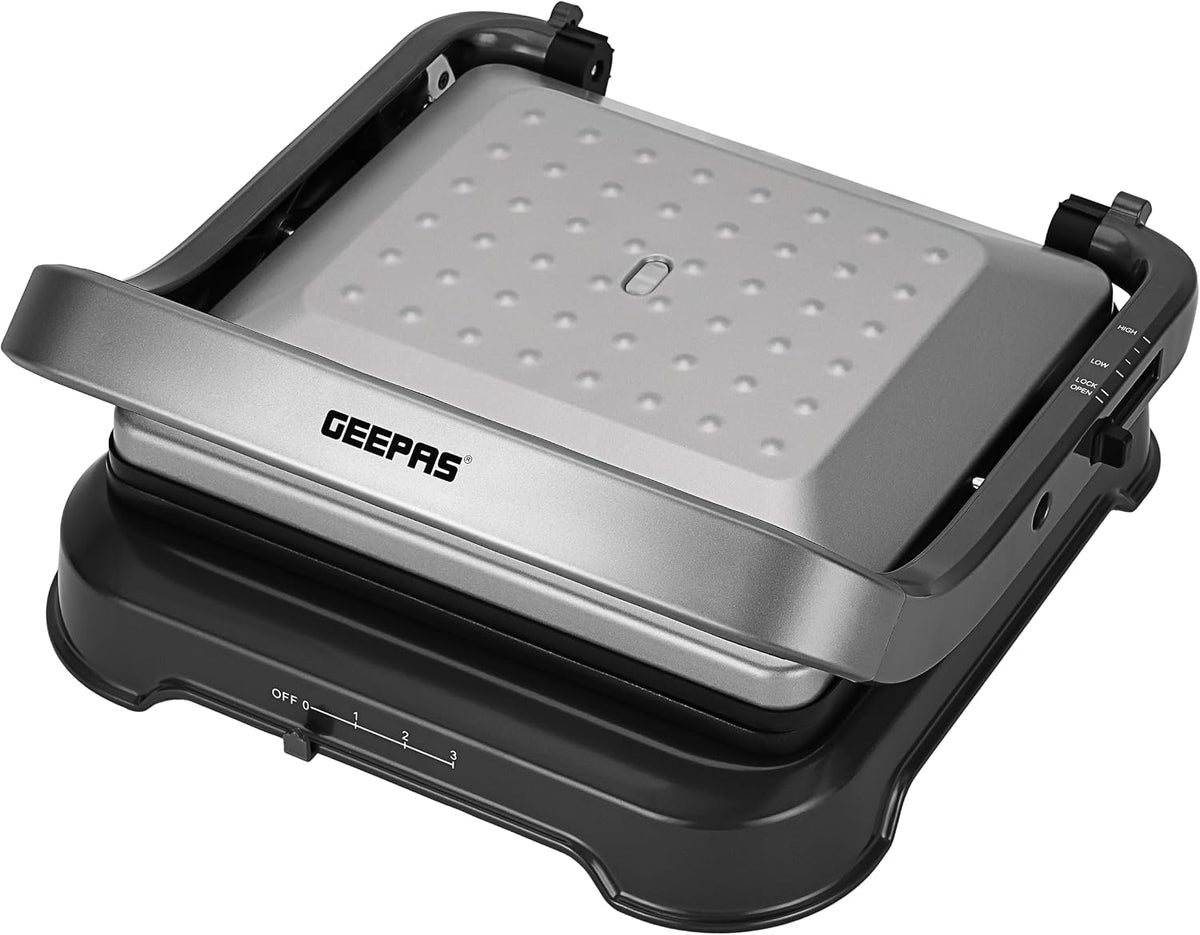 Geepas Stainless Steel Grill And Panini Maker