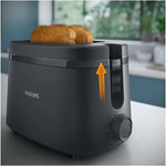 Philips Toaster, 760-900W, 2 Large Slots, 8 Browning Settings