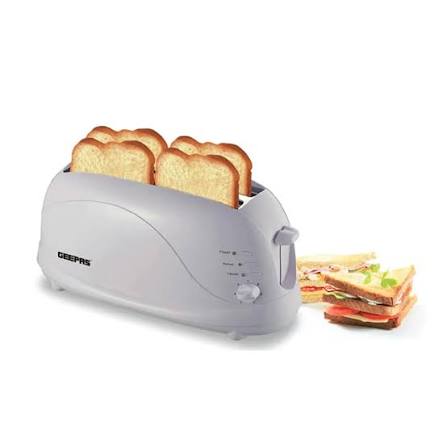 Geepas 1100W 4 Slices Bread Toaster